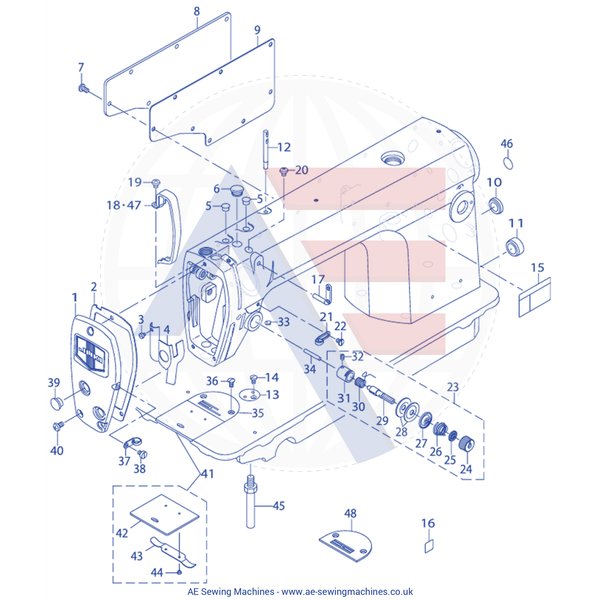 22900757 Face Plate Oil Shield Assembly