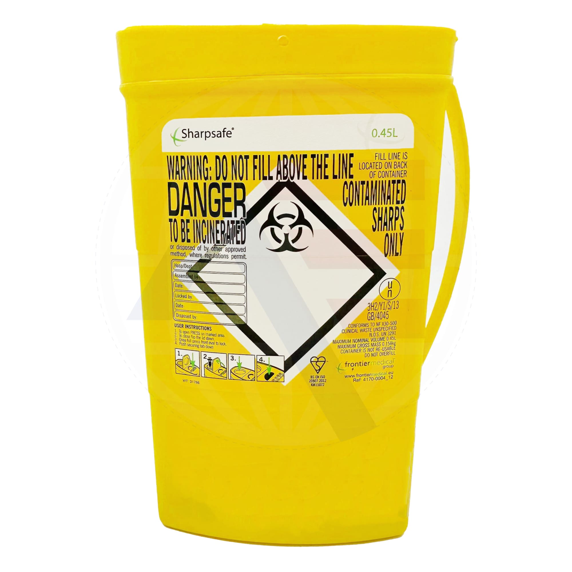 Sb05 0.45 Litre Sharps Container