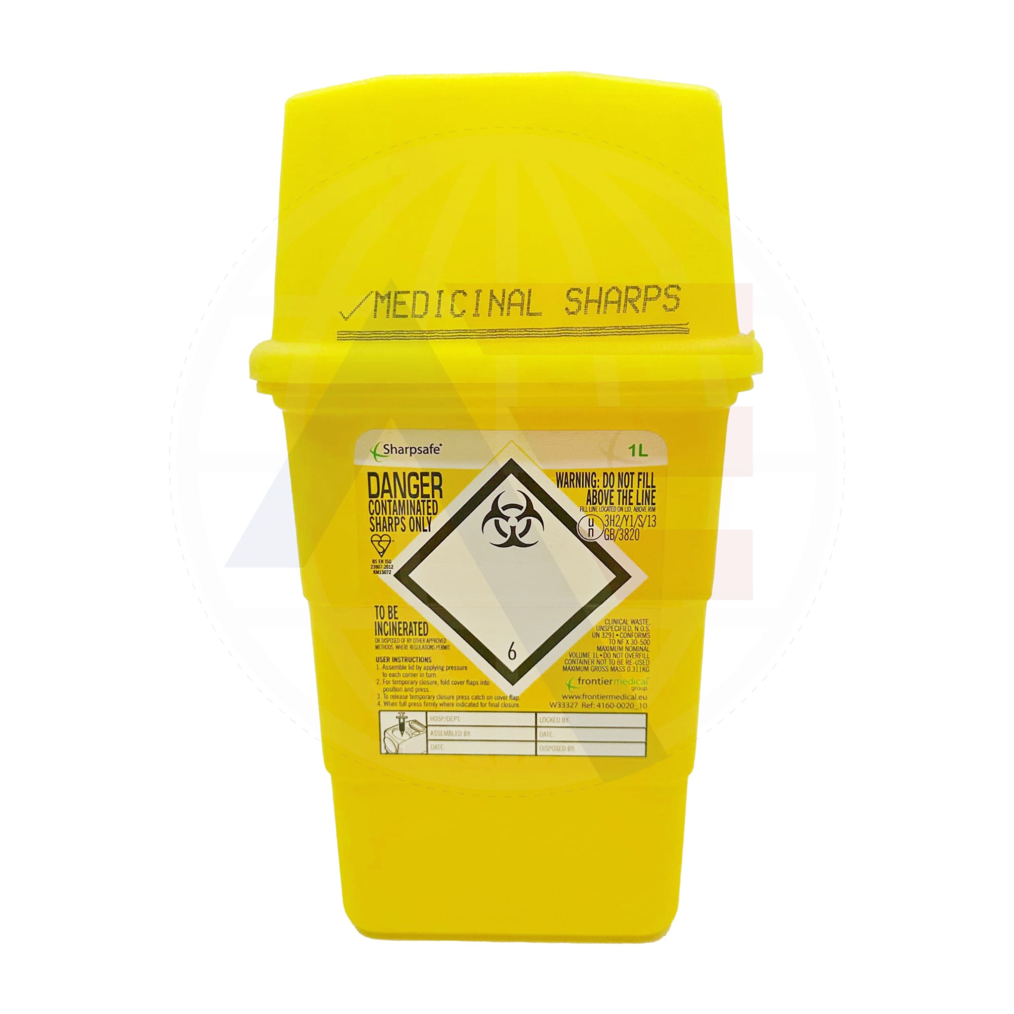 Sb1 1 Litre Sharps Container