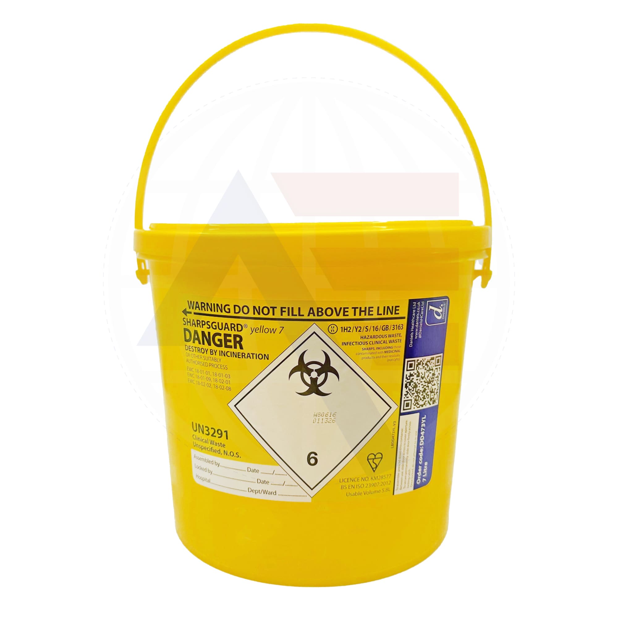 Sb7 7 Litre Sharps Container