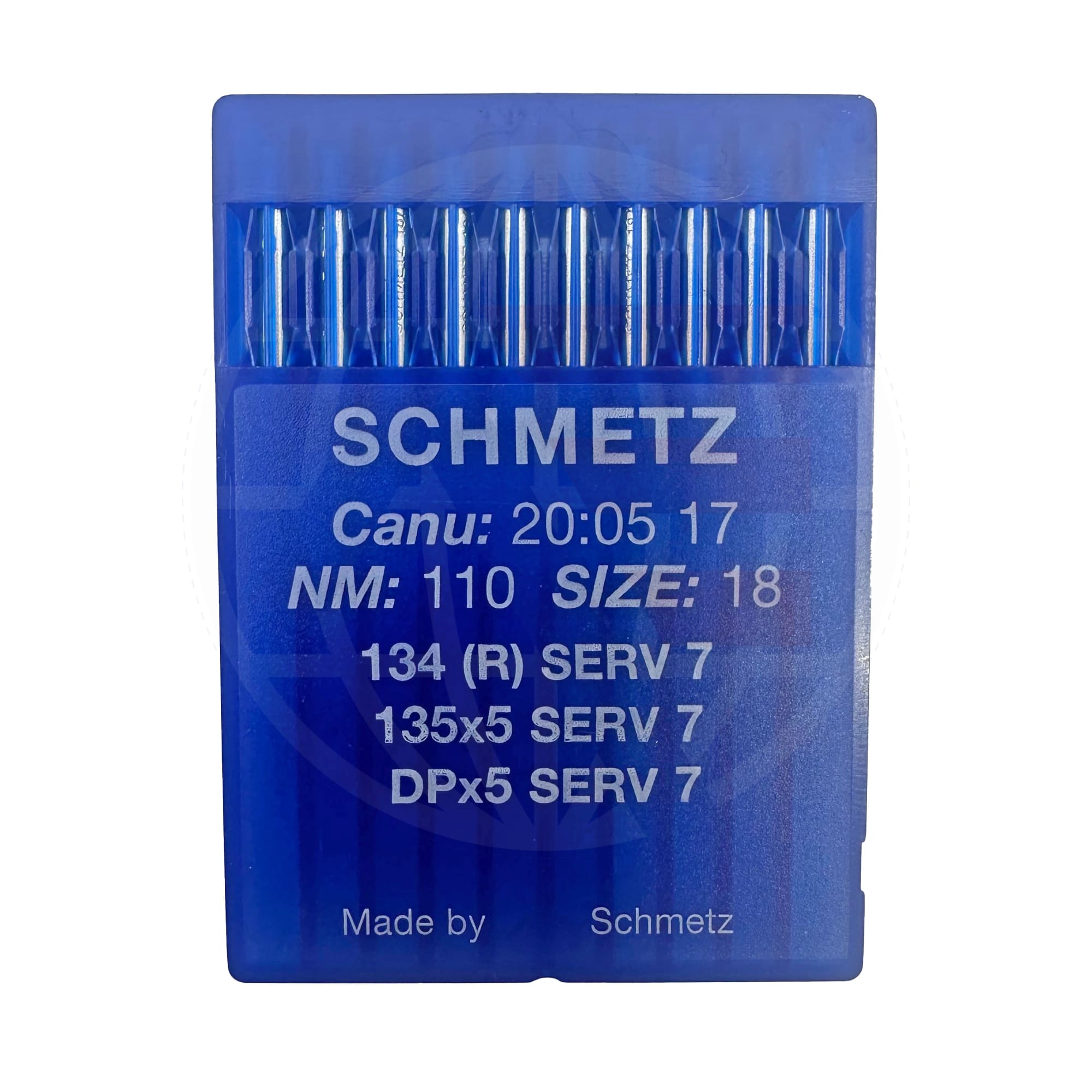 Schmetz 134Serv7 Reinforced Point Needles 110 Sewing Machine