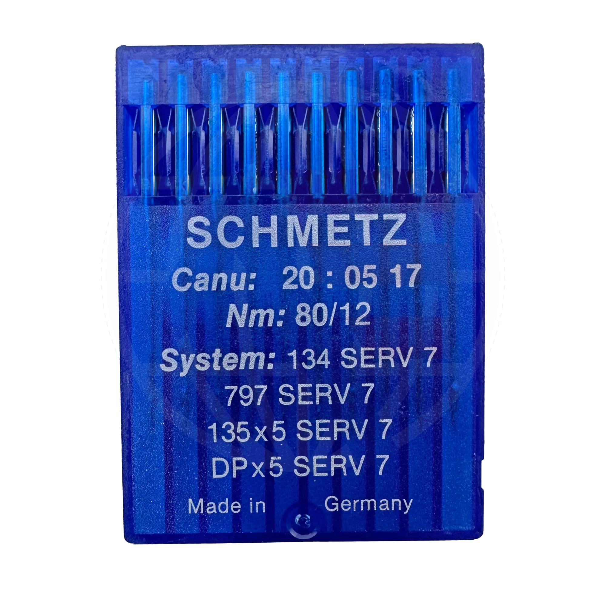 Schmetz 134Serv7 Reinforced Point Needles 80 Sewing Machine